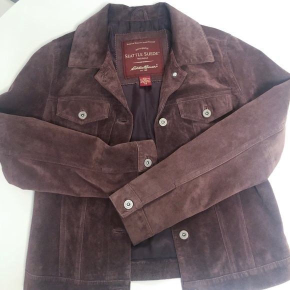 Eddie Bauer Jackets & Blazers - **must go!** Genuine suede jacket Eddie Bauer Jackets & Blazers - **must go!** Genuine suede jacket